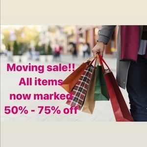 All items marked down. Make me an offer!